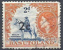 Basutoland 2c dec. overprint. Used