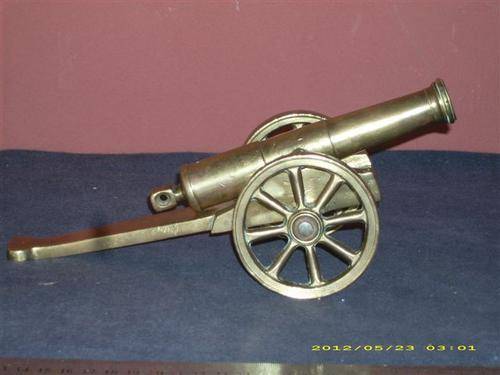 Solid Brass Canon