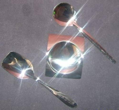 Stainless Steel Spoons and Spoon rest