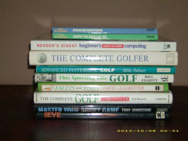 The Golfer's book collection