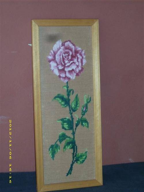Framed Rose Tapestry