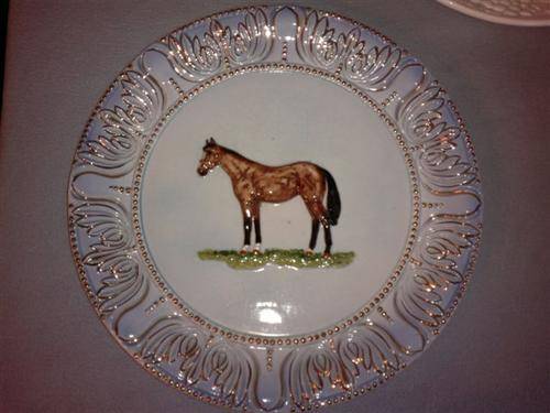 Ceramic wall plate
