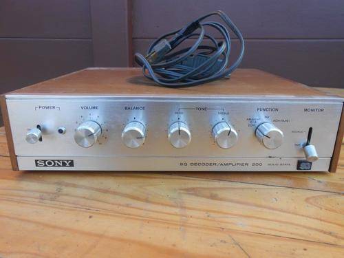 SONY SQ DECODER / AMPLIFIER