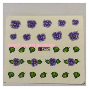 WATER TRANSFER NAIL STICKER