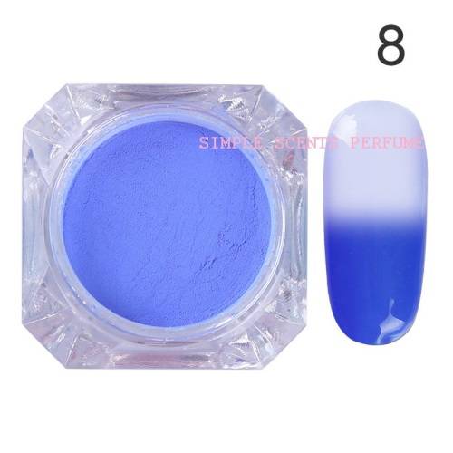 Nail Thermal Color Change Gradient Pigment Powder Manicure Tips Decoration