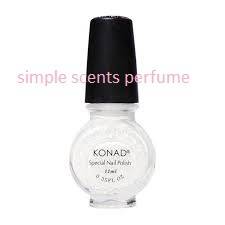 konad nail art stamping polish - white
