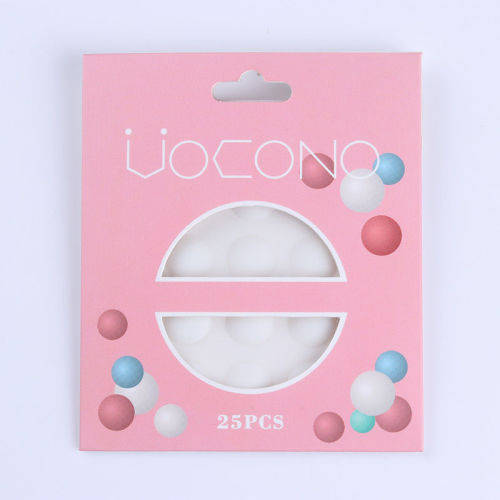 1 Sheet  Nail Color 25  Button UV Gel Polish Color Display Silicone Color