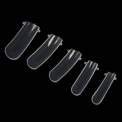 100pcs/set False Nail Tips Dual Form Nail System for UV GEL Acrylic Nail Art Mold Tips Decoration Tr