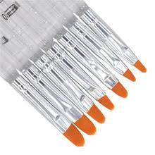 7 PC S CLEAR GEL BRUSH SET