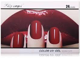 24 PC SOAK OFF LILY ANGEL UV GEL