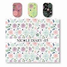 WATER TRANSFER NAIL ART STICKER
