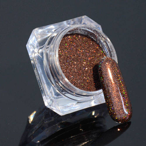 2 g  Holographic Glitter Dust Powder Nails Art-silver