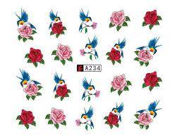 WATER TRANSFER NAIL ART STICKERS
