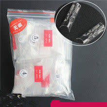 New Clear Glaze Nail Tips Glass mosaic nail tips 500 CLEAR