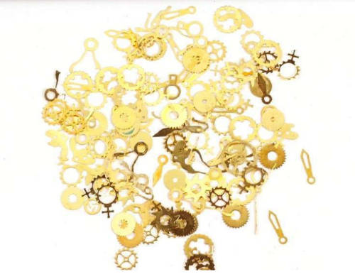 steampunk wind mechanical nail jewelry alloy