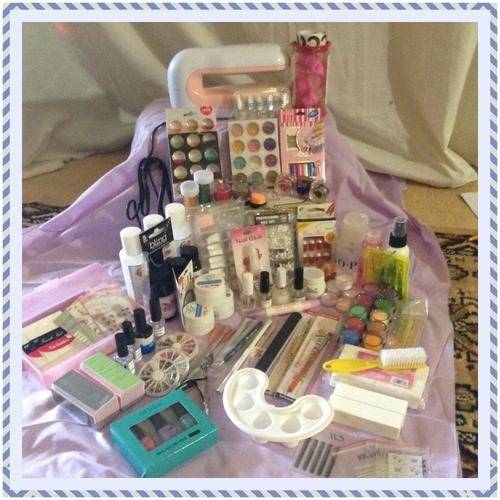 GEL KIT  - ACRYLIC KIT- NAIL ART KIT  ALL IN 1