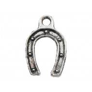 ANTIQUE-SILVER-HORSE SHOE-11X13MM