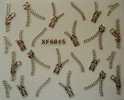 ZIPPER NAIL STICKERS