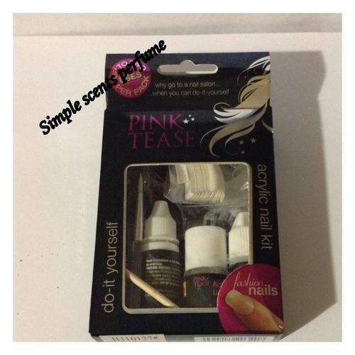 DO IT YOURSELF ACRYLIC NAIL KIT-PINK TEASE