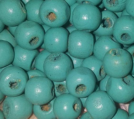 WOODEN BEADS 8MM - 20PC -PER PACKET