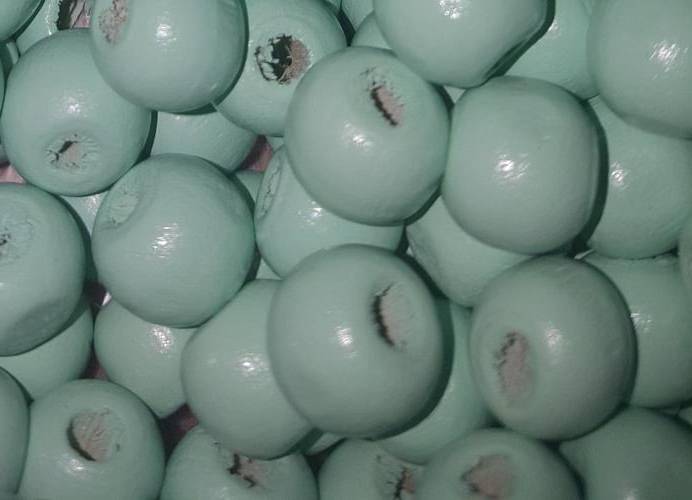 WOODEN BEADS 10MM - 20PC -PER PACKET