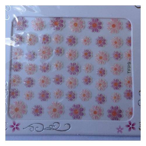 3D RUBBER ART COLLABORATION NAIL ART STICKERS