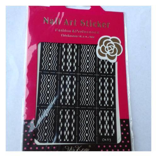 NAIL ART STICKER - STENCIL -THICKNES  0.5 X 0.7 MM