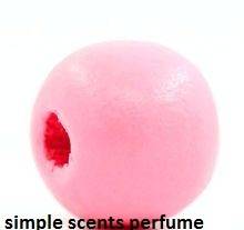 WOODEN BEADS 10MM - 100PC -PER PACKET-PINK