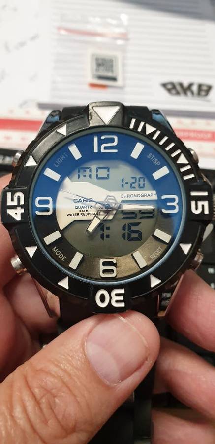 Casio Dual Time Sport Chronograph Watch