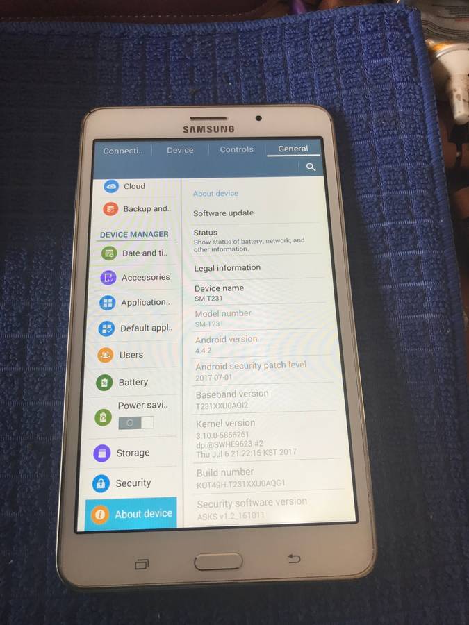 Samsung tab 4