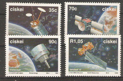 Ciskei 1992 - Intern. Space Year - set of 4 SACC #  216-219 - **/ MNH - as per scan