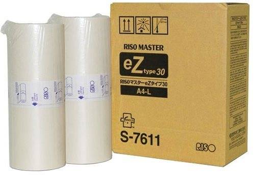 Riso A4 Master for use in Riso EZ200, EZ220, EZ300, RZ200, RZ220, RZ300 and RZ310
