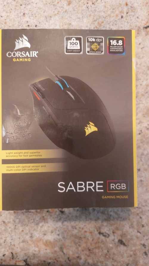 CORSAIR AP SABRE RGB OPTICAL BLACK GAMING MOUSE