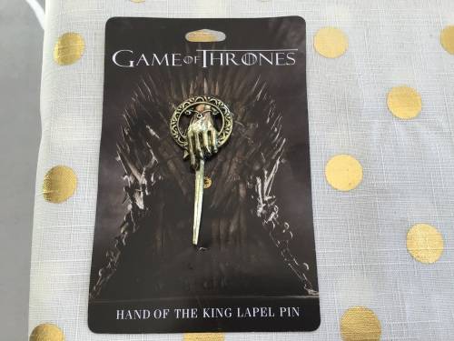 Game Game Game of Thrones Hand Of The King Lapel Pin