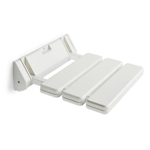 Shower Seat White Plastic