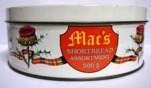 Vintage Cookie Tin - Pyotts Mac's Shortbread