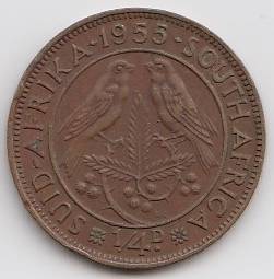 SOUTH AFRICA      1/4 D    1955                  SUN4081