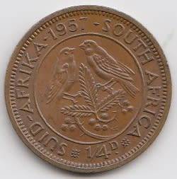 SOUTH AFRICA      1/4 D    1957                 SUN4231