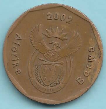 * LOOK HERE *       2002 RSA 50 CENT SOCCER                       SUN6131