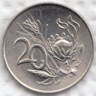 1965   20c   COIN   (AFRIKAANS)       SUN6397