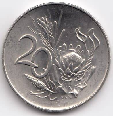 1965   20c   COIN   (AFRIKAANS)       SUN6444