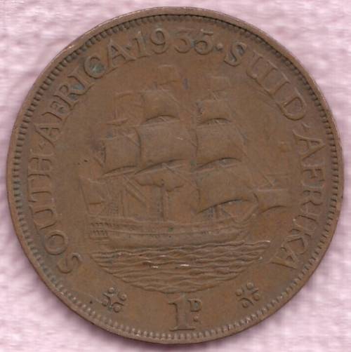 ***  1935  PENNY  COIN  SA   ***               SUN6751