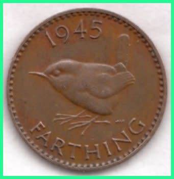 *****  1945   FARTHING  COIN  *****                    SUN7083