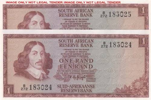 TW DE JONG R1 NOTES IN SEQUENCE  UNC         SET053