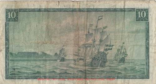 SOUTH AFRICA   TW DE JONGH  R10   NOTE    C325  4589731    SET068
