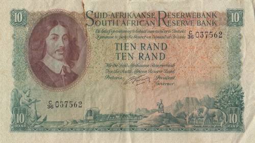 SOUTH AFRICA   G RISSIK   R10   NOTE      C36 037562         SET022