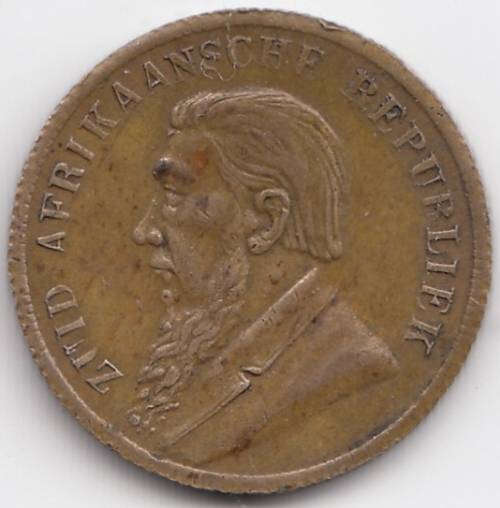 1 Pond, "Imitation Kruger Sovereign,"  1896               SUN9210