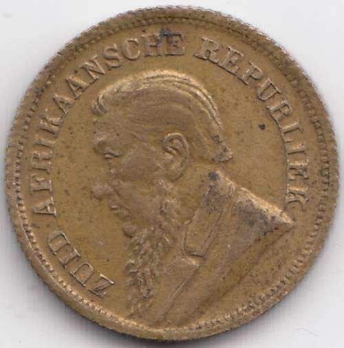 1 Pond, "Imitation Kruger Sovereign,"  1896       (Withers 02)         SUN9215