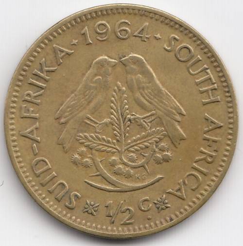 1964    HALF   CENT   COIN                SUN9415