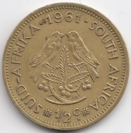 1961   1/2c   Coin                SUN9419
